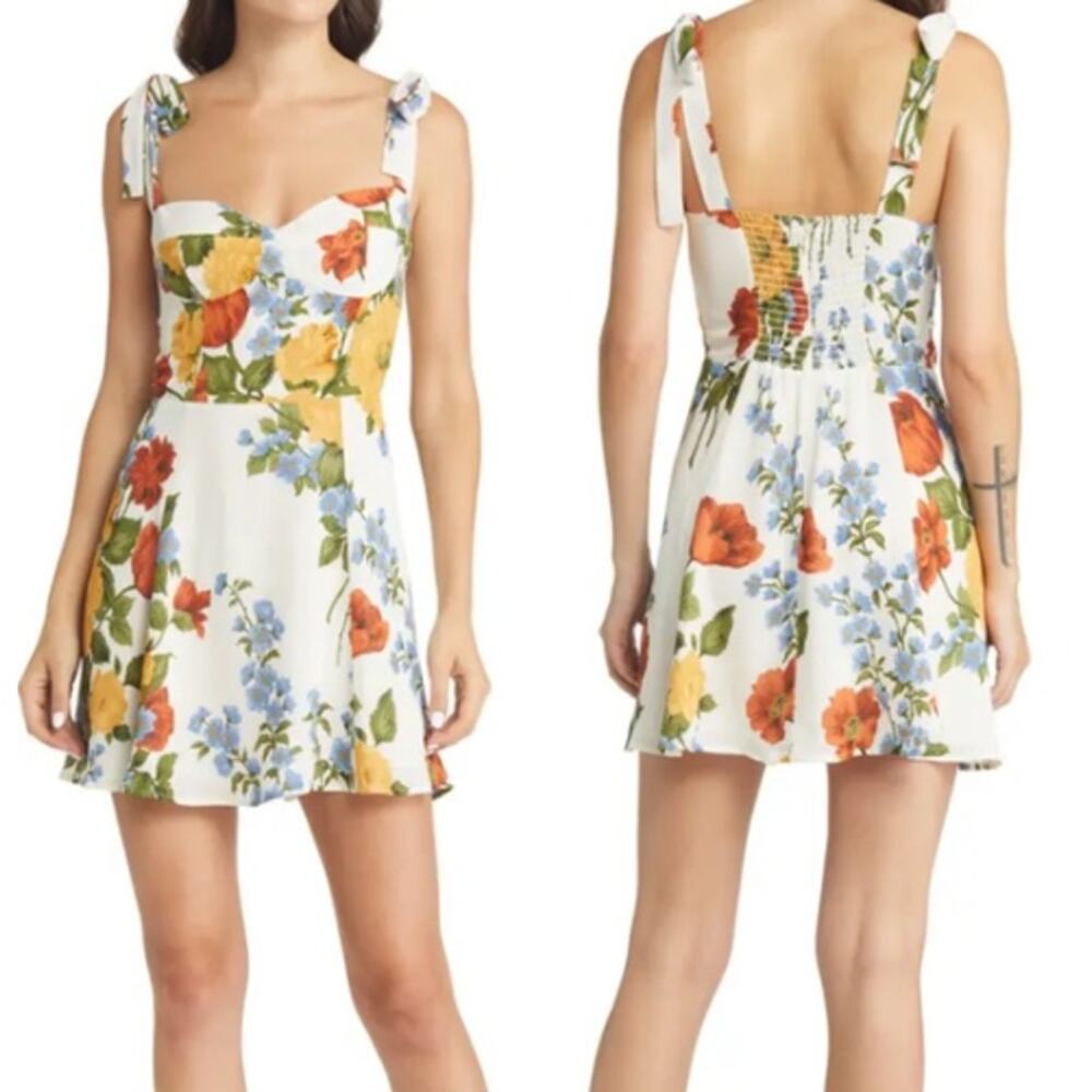 NWOT Reformation Niara Mini Dress size 10